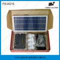 8W DC Solar Energy Lighting Kits with Mobile Charger